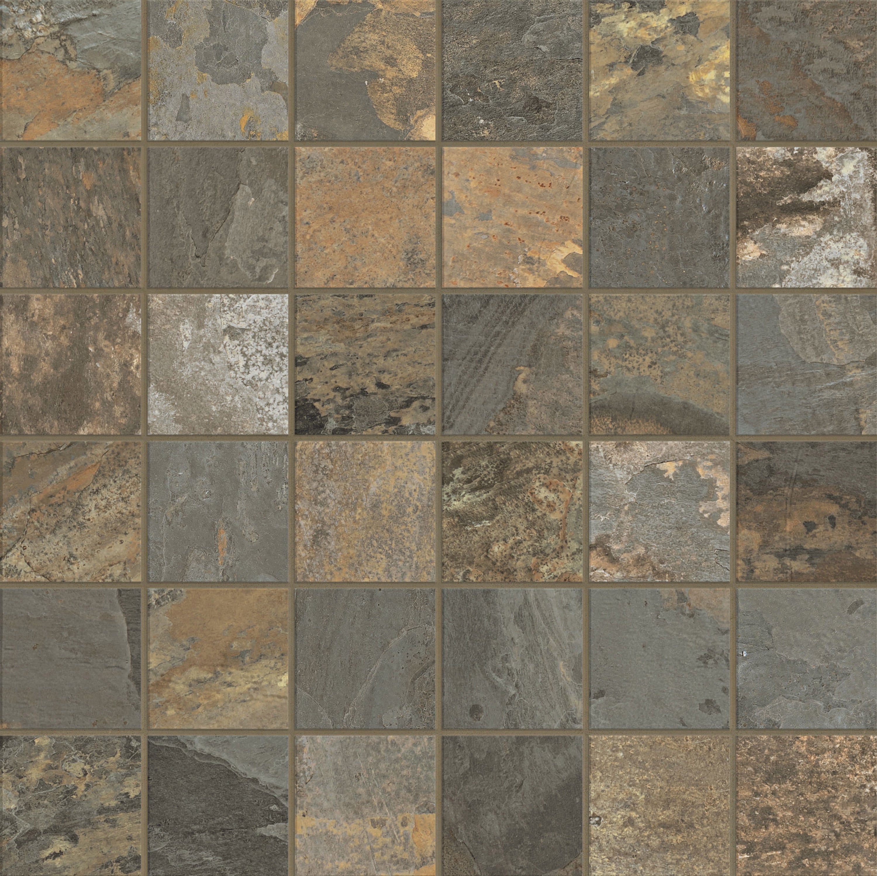 landmark 9mm essence california gold straight stack 2x2 mosaic 12x12x9mm matte rectified porcelain tile distributed by surface group international