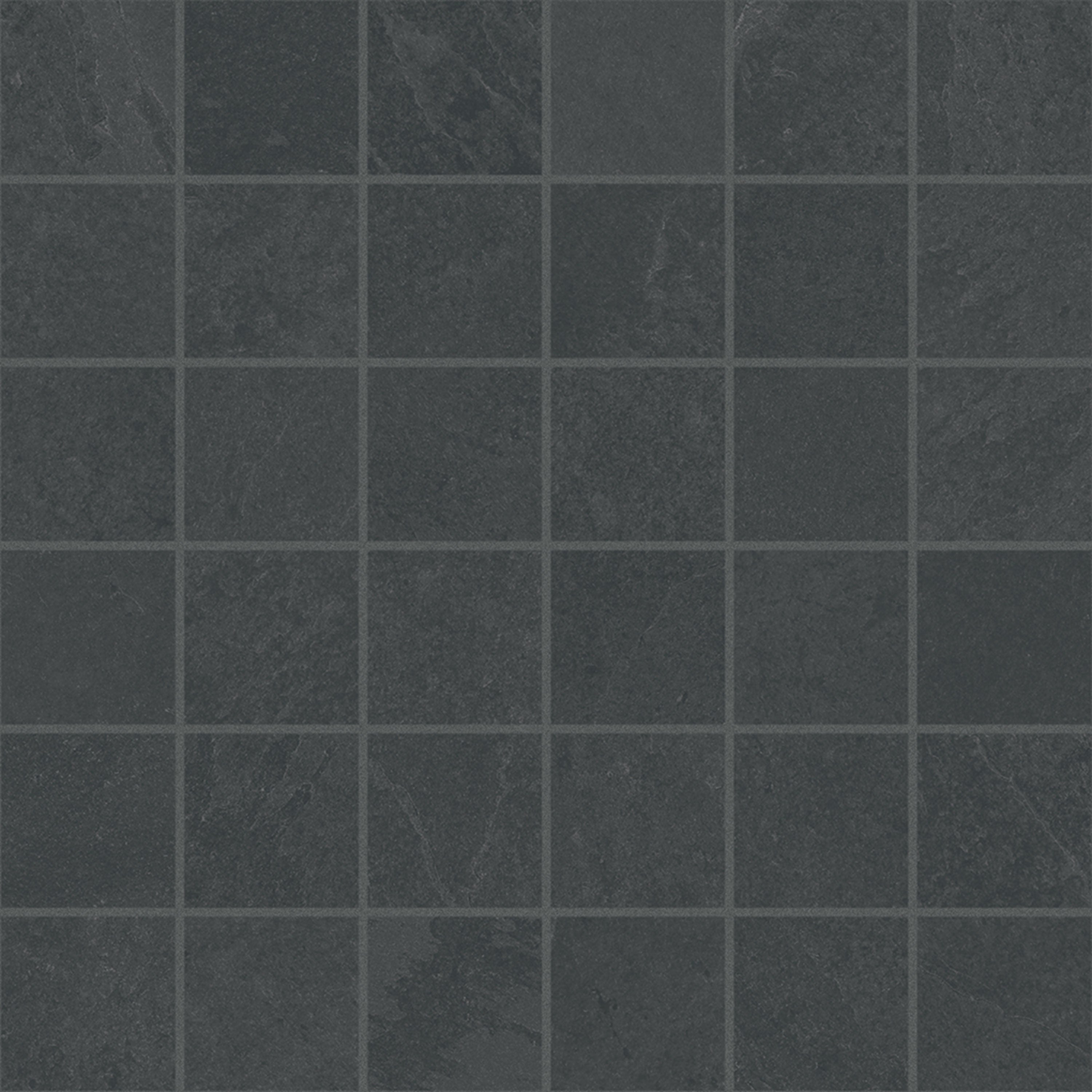 landmark 9mm trek anthracite straight stack 2x2 mosaic 12x12x9mm matte rectified porcelain tile distributed by surface group international