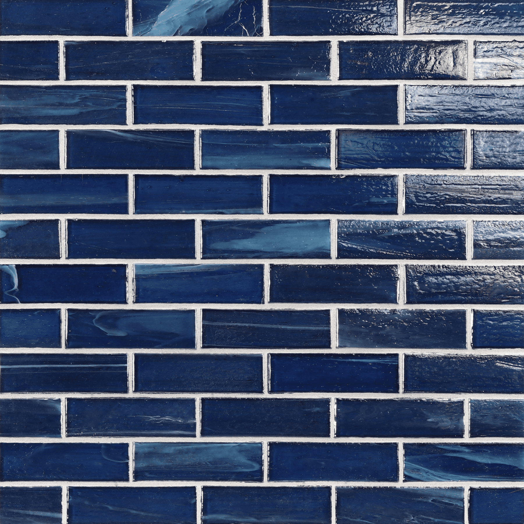 LAPIS: Fathom 1"x3" Staggered Joint Field Mosaic (9.46"x12.49" | pearl)