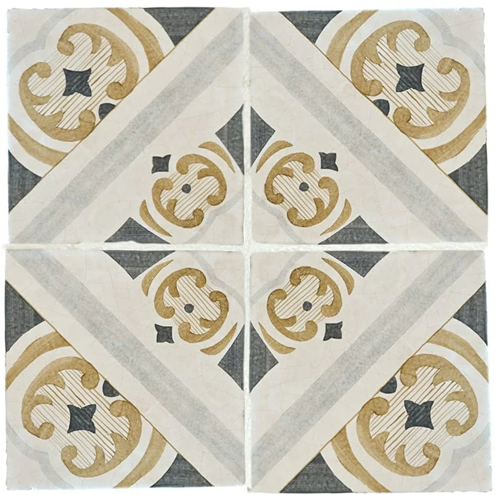 marsala classic baldosa catania ceramic deco tile 8x8x3_4 glazed distributed by surface group