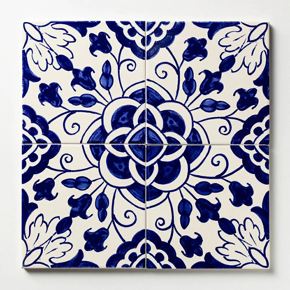 miradouro classic camelias ceramic deco tile 6x6x3_8 glazed distributed by surface group