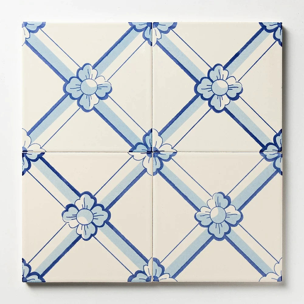 miradouro classic gelosia ceramic deco tile 6x6x3_8 glazed distributed by surface group
