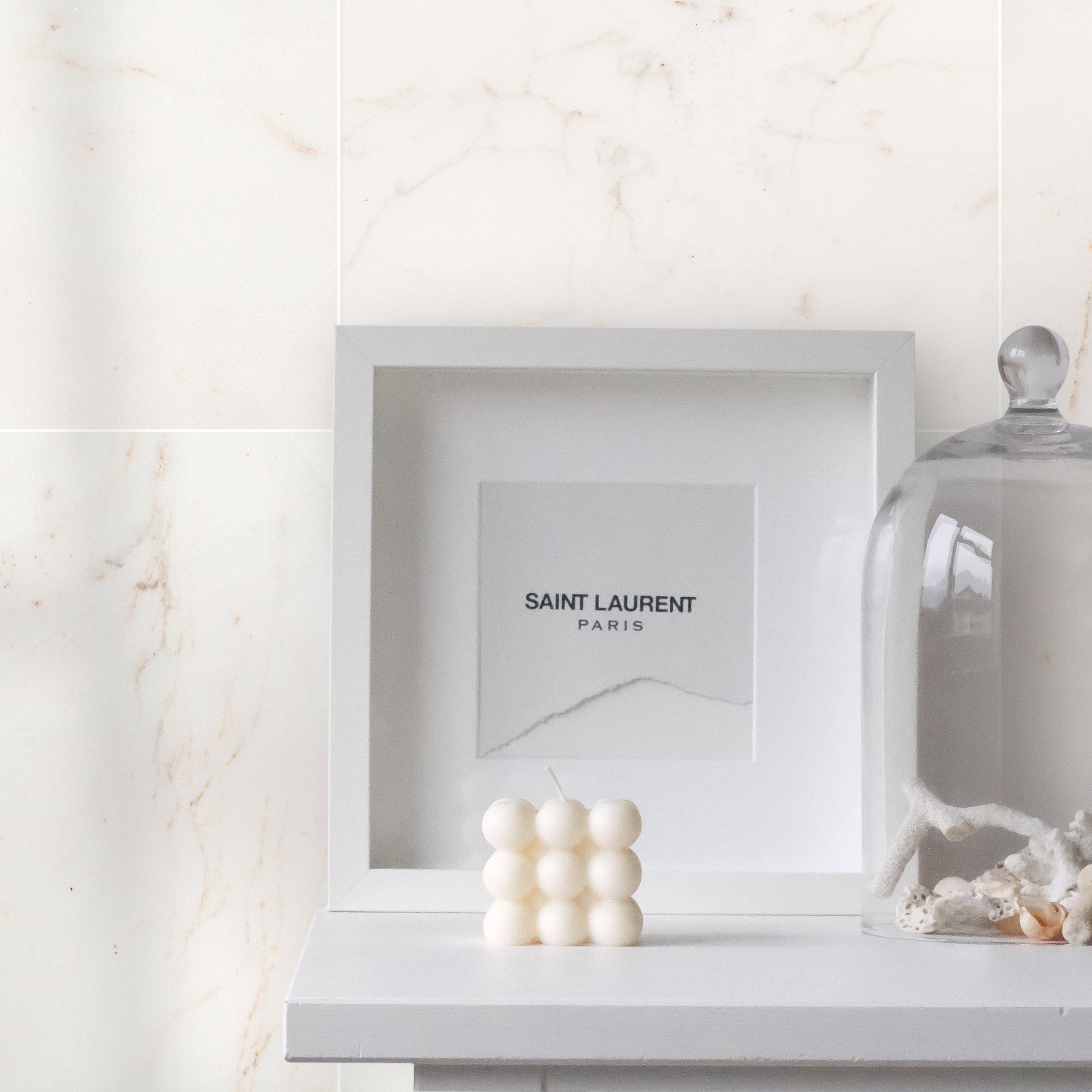 AFYON SUGAR: Marble Square Field Tile (12"x12"x3/8" | Polished)