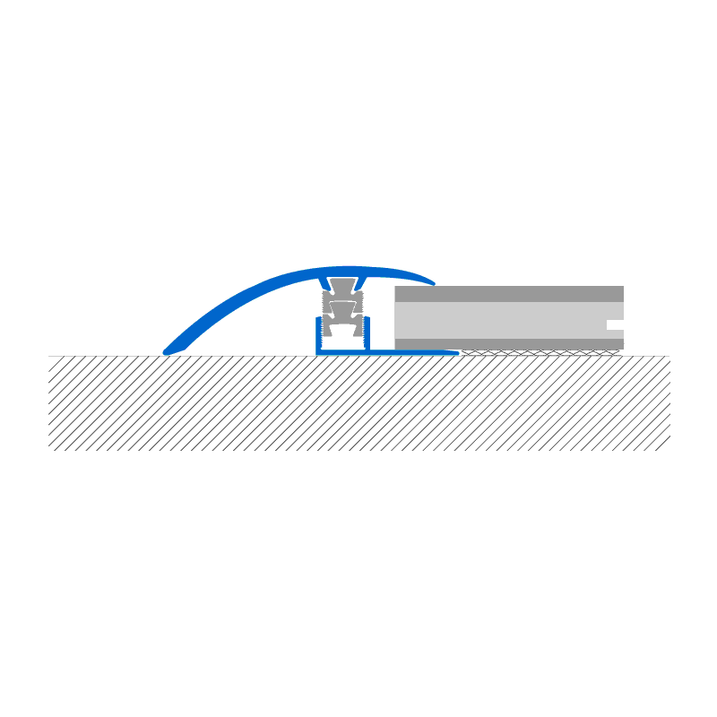 MULTICLIP CLF490: Transition Trim (Aluminum | CLF490-A)