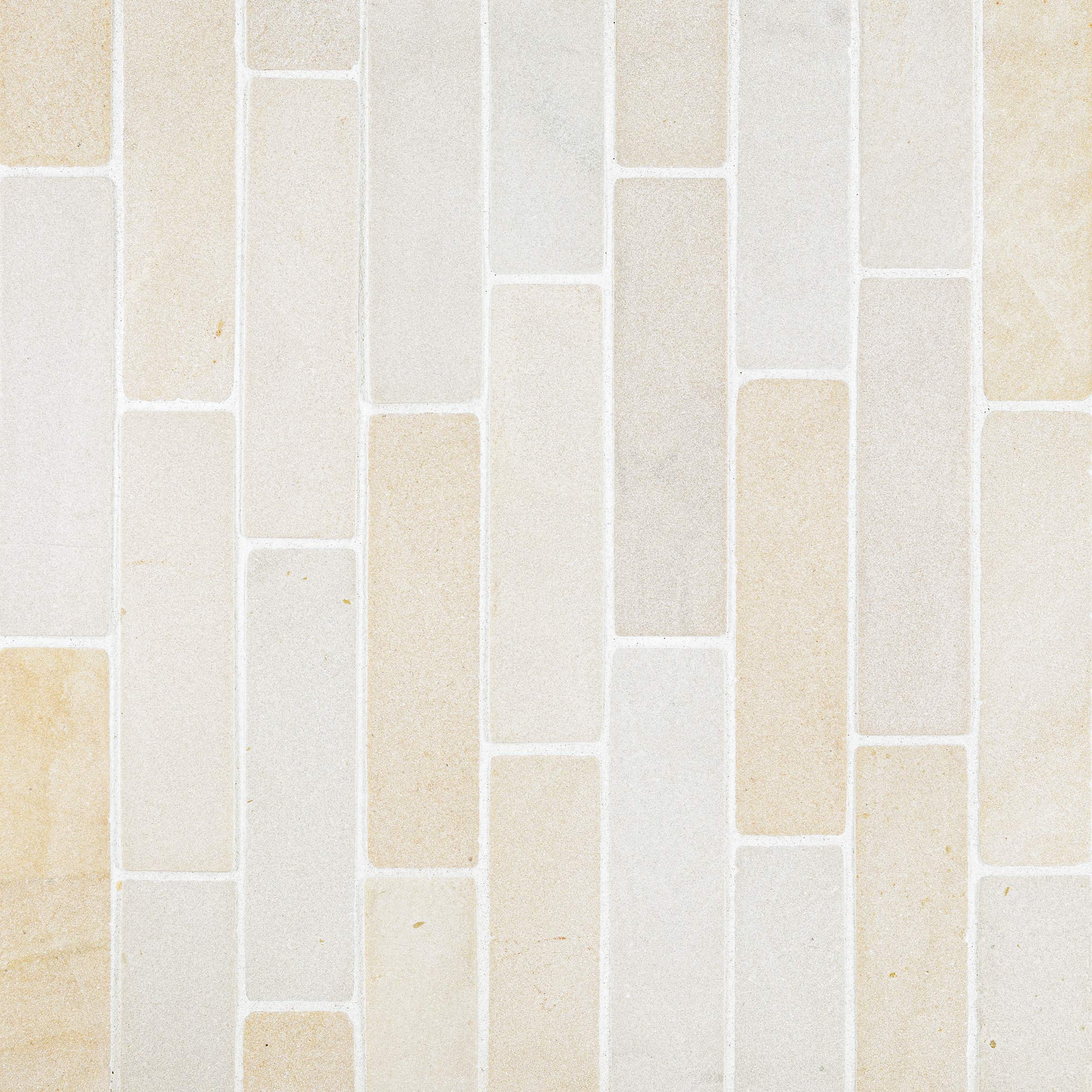 sedona sandstone brick offset tumbled beige tan linen gold 2x8x3_8 surface group natural stone resource