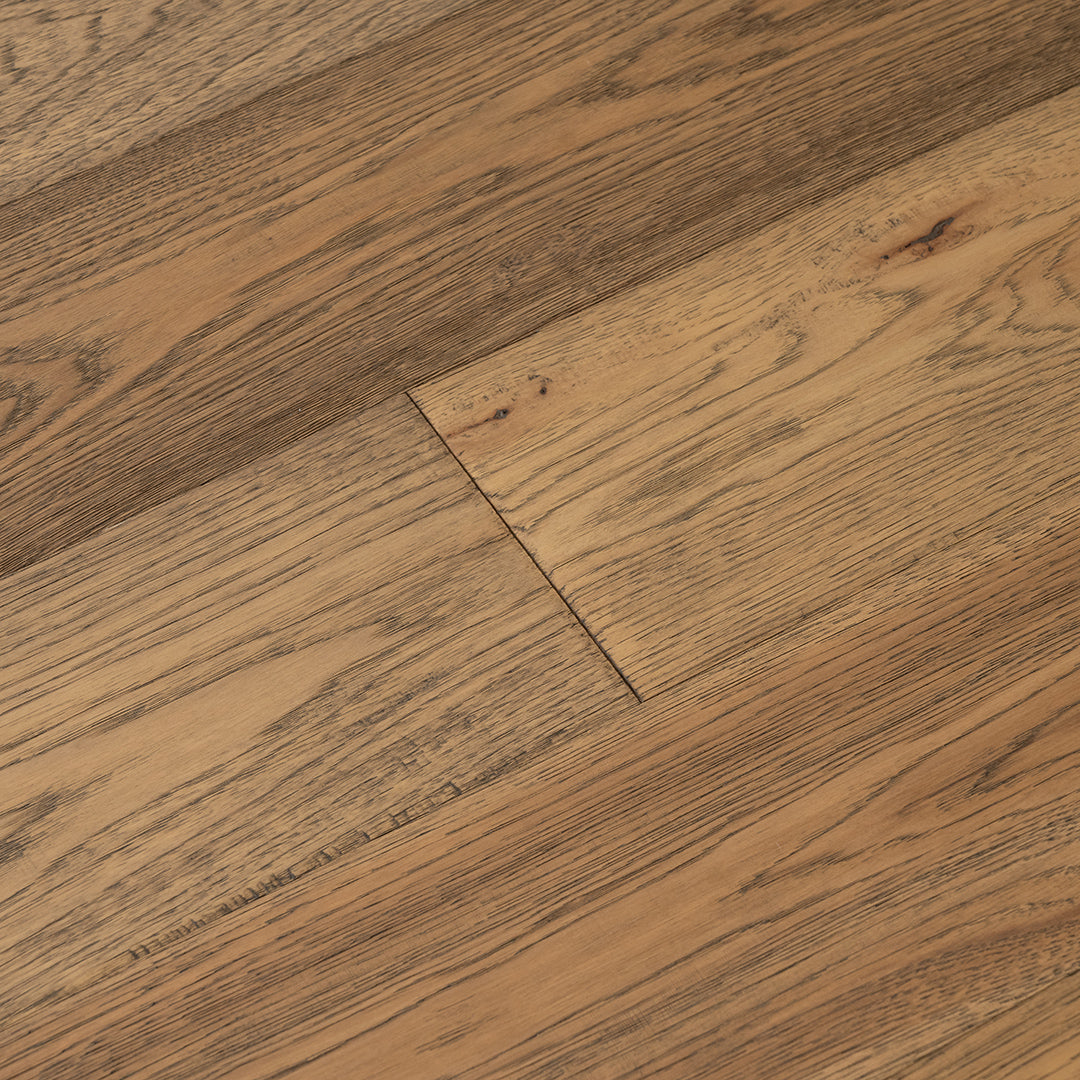 surface group artisan english forest carmel hickory engineered hardwood flooring plank angled.jpg