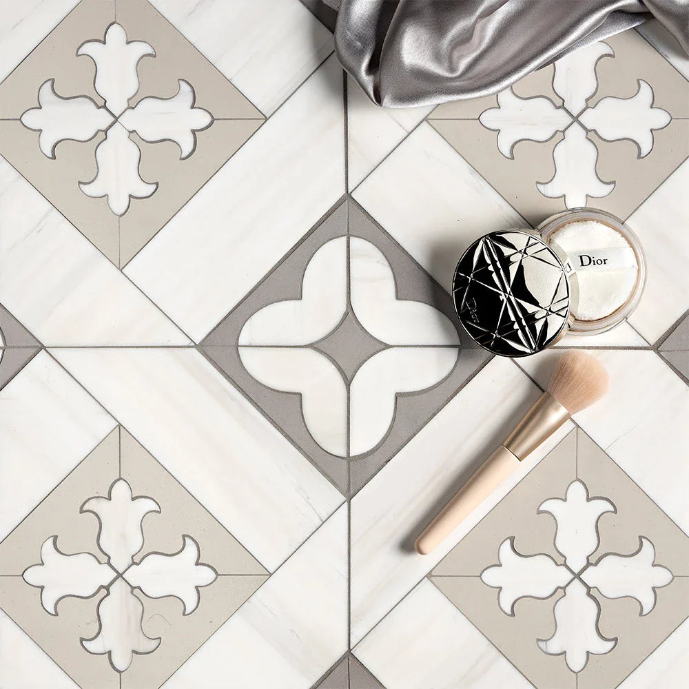 umbria bianco dolomiti r003 r0012 chase marble mosaic 11&1_8x16&5_8x3_8 polished distributed by surface group