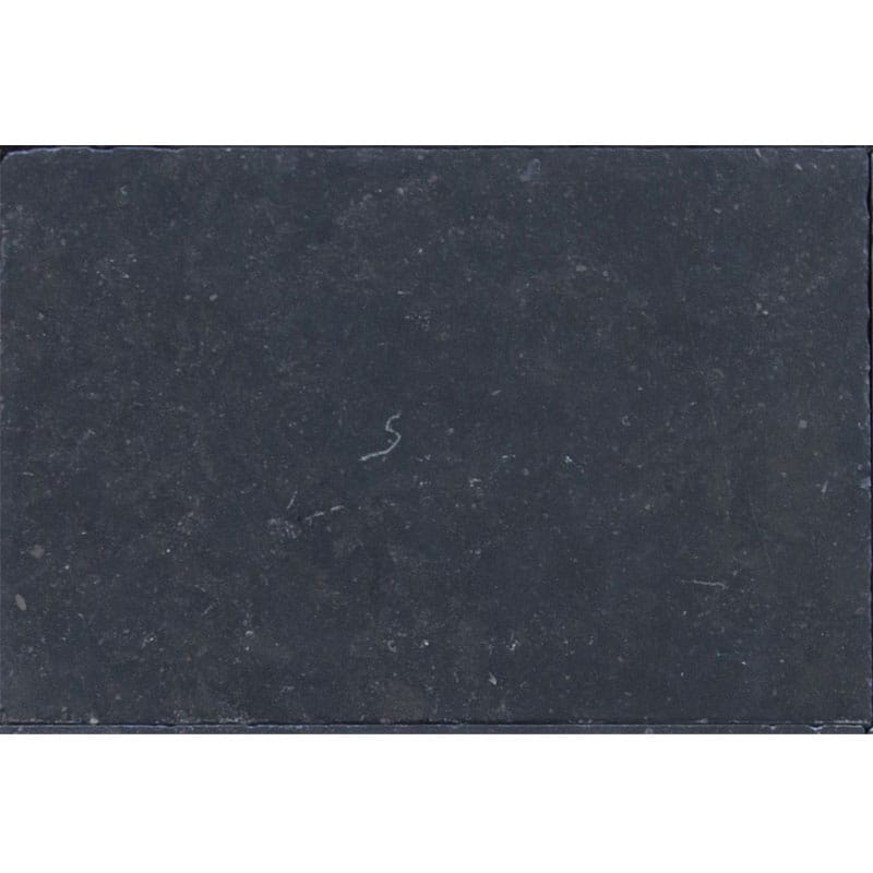 belgium blue limestone natural stone field tile rectangle shape lappato patinato 16 by 24 by 5 of 8 straight edge for interior and exterior applications in shower kitchen bathroom backsplash floor and wall produced by marble systems and distributed by surface group international