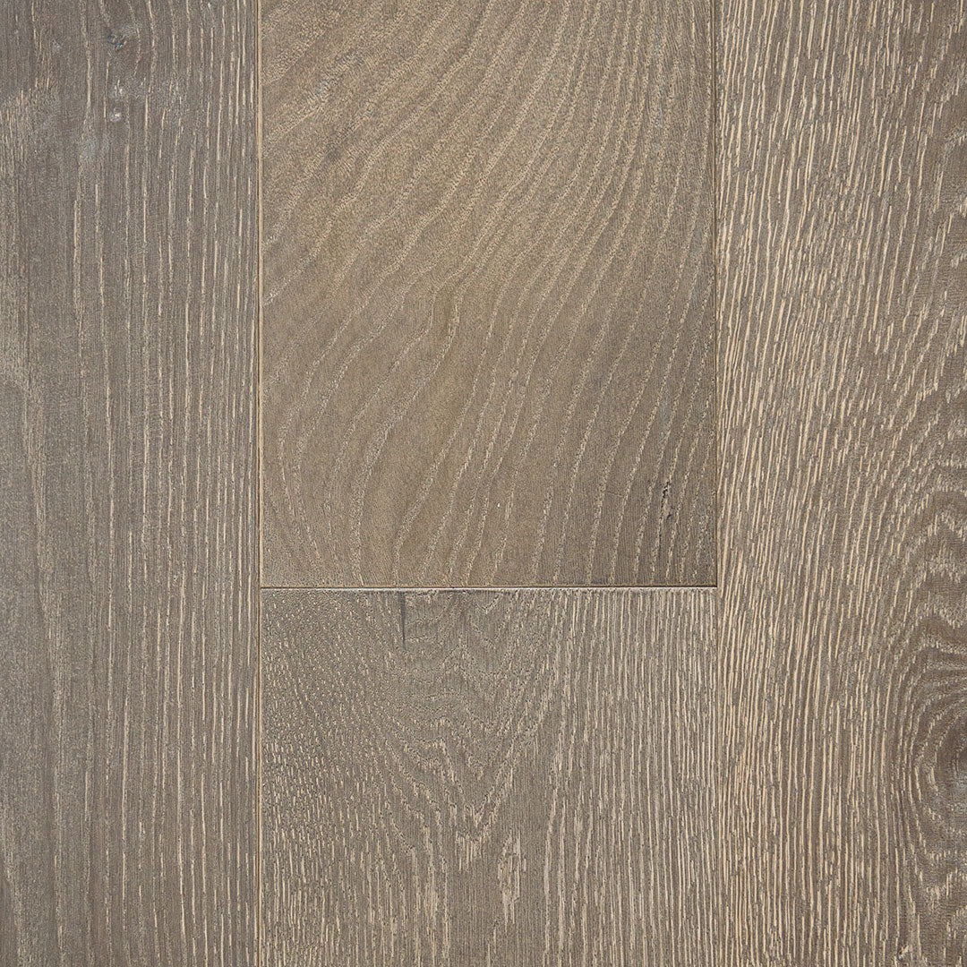 HERMITAGE: Saint Germain White Oak Engineered Hardwood Plank (7½"X24"-76"X⅝" | Wire Brush)