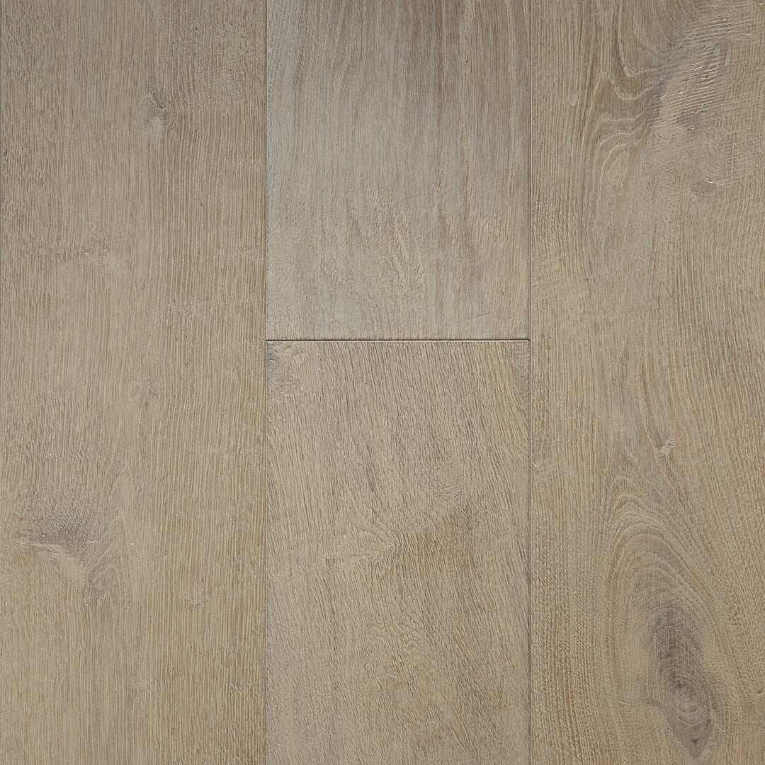 HERMITAGE: Dijon White Oak Engineered Hardwood Plank (7½"X24"-76"X⅝" | Wire Brush)