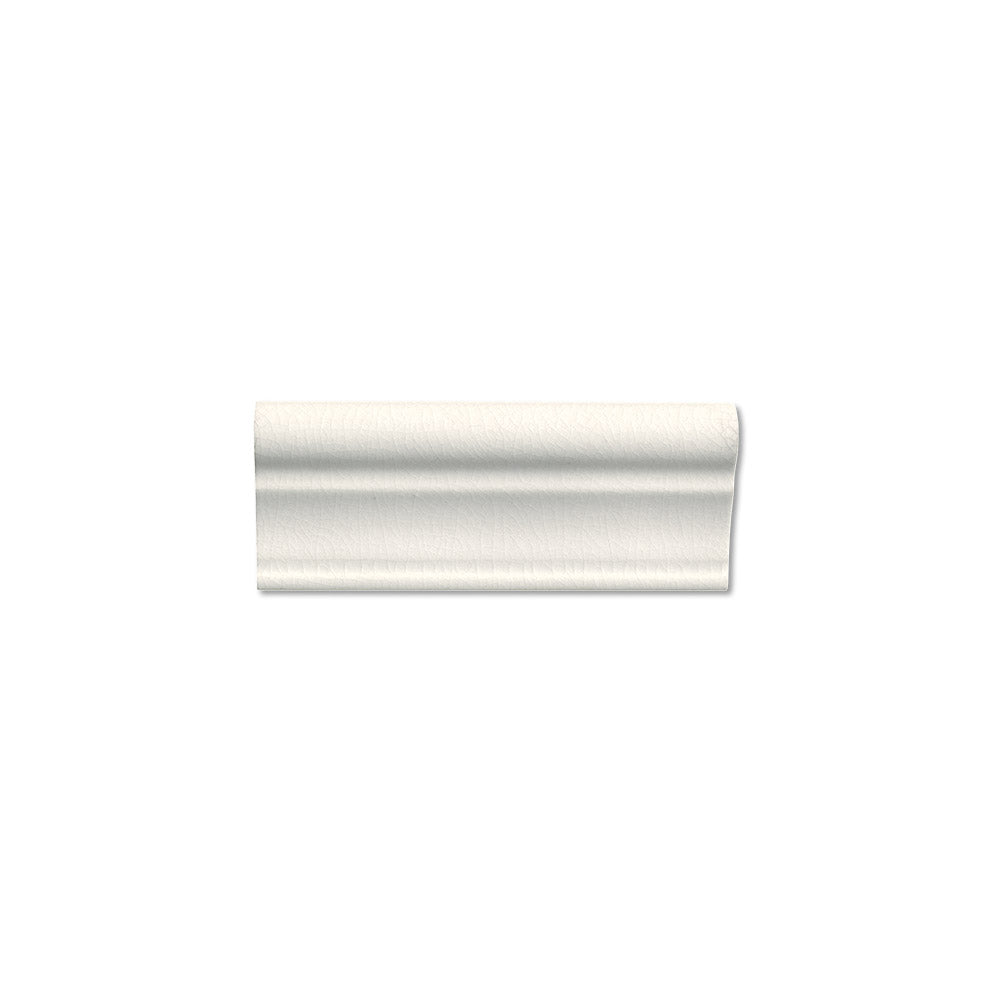 adex ceramic tile for indoor wall and or floor earth navajo white molding basic chairrail semi matte matte crackle mono embossed reliefed 2_4x6 distributed by surface group international
