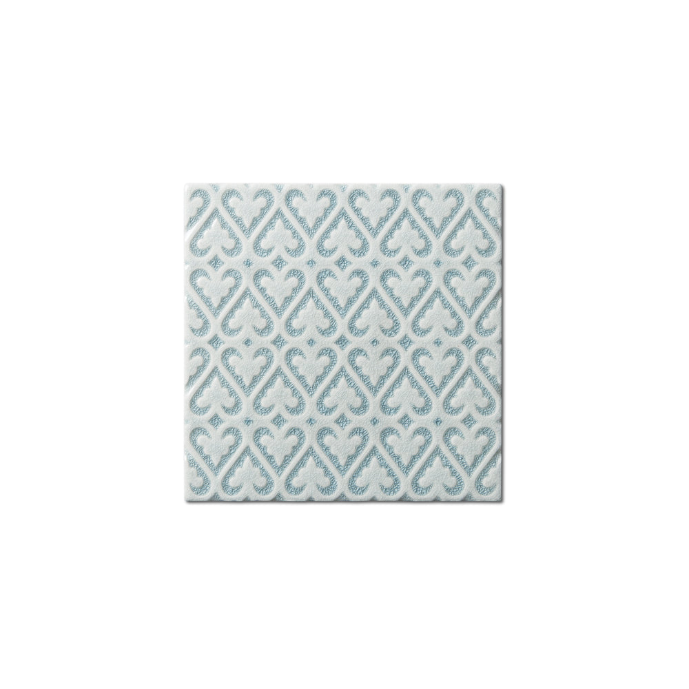 adex ceramic tile for indoor wall and or floor ocean top sail tile deco glossy micro crackle mono embossed deco square 6x6 embossed persian distributed by surface group international
