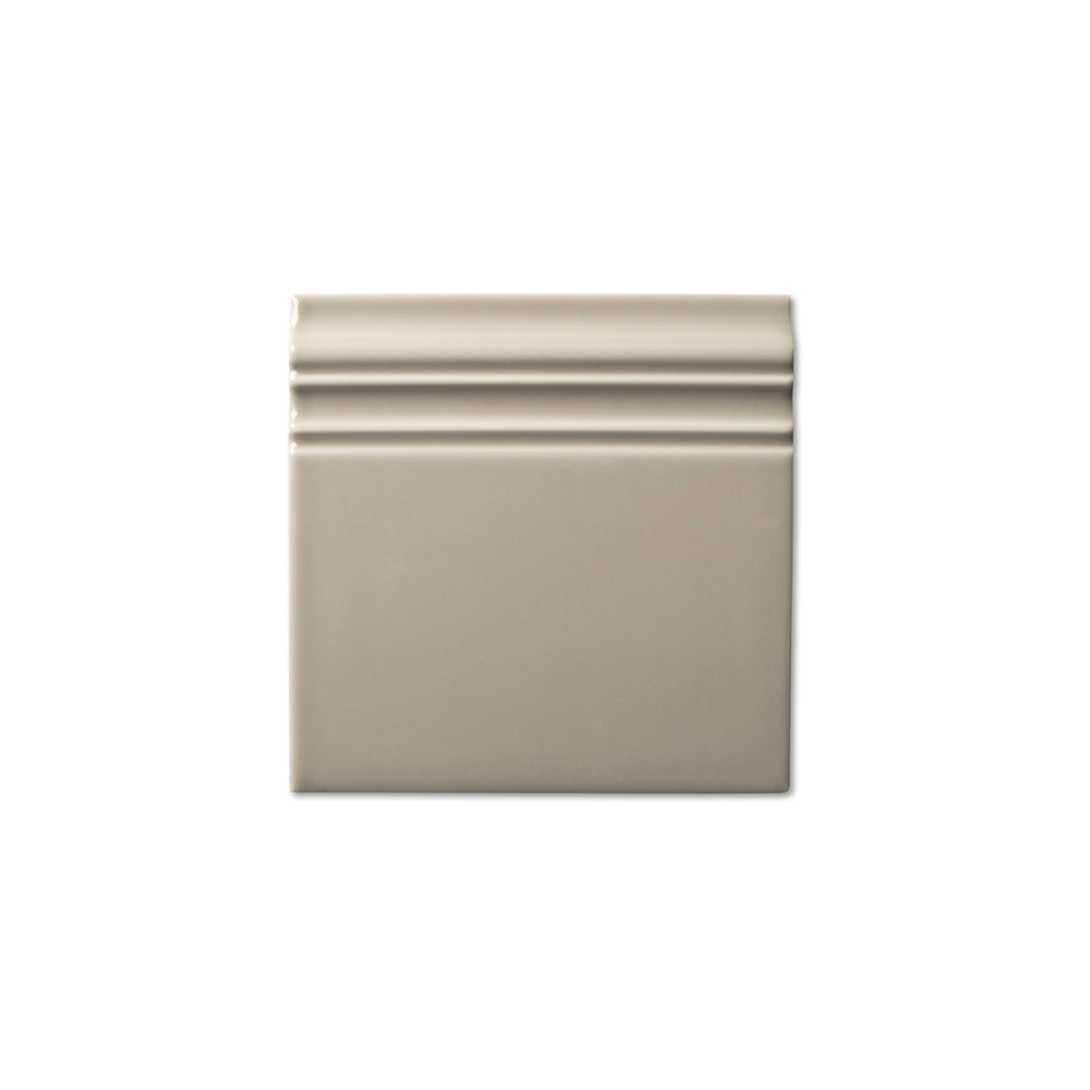 ADEX CERAMIC TILE Studio Graystone Baseboard 5.8"x5.8" Glossy