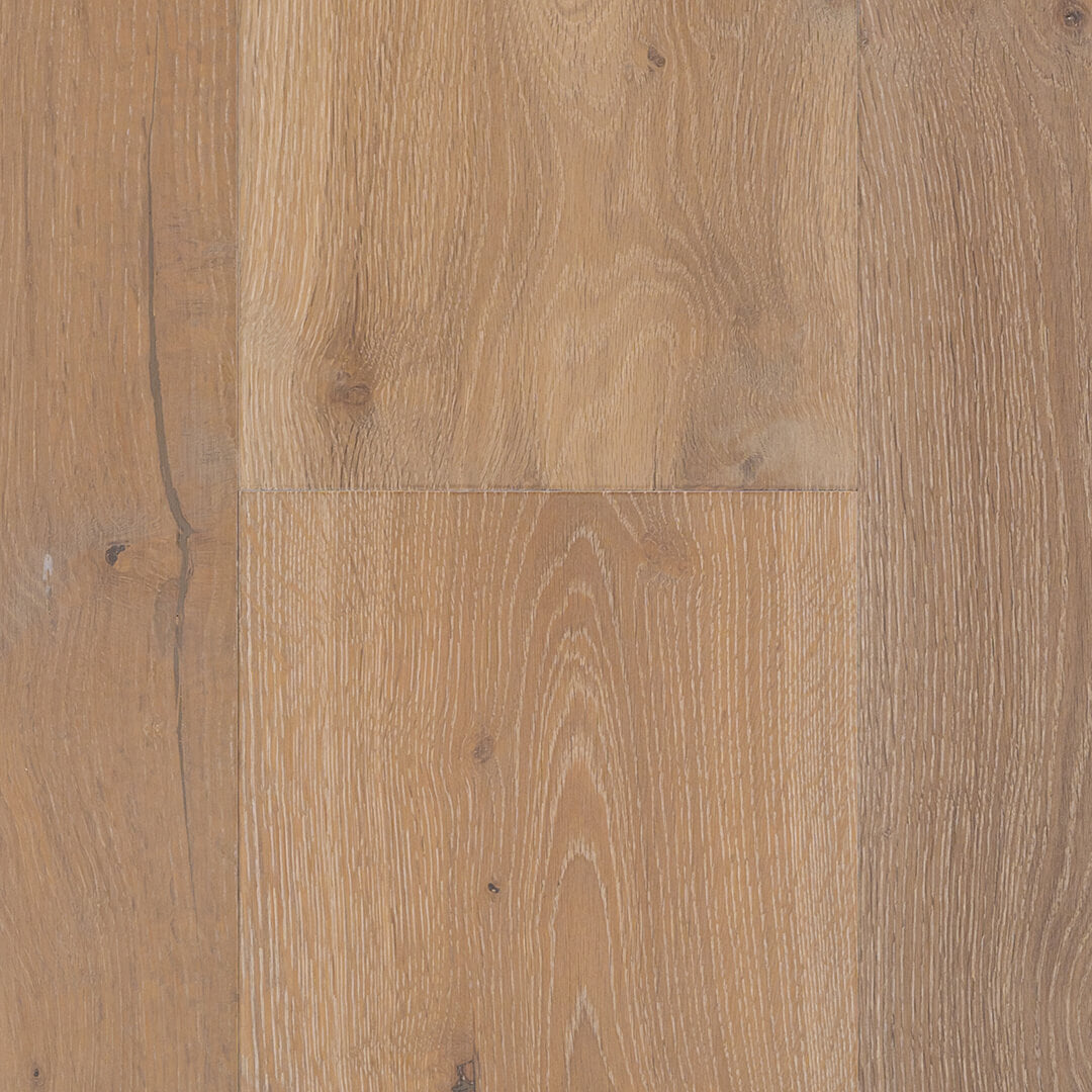 OPUS: Crete White Oak Engineered Hardwood Plank (10"X<88"X⅝" | Wire Brush)