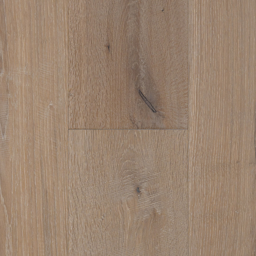 OPUS: Genoa White Oak Engineered Hardwood Plank (8¾"X<88"X⅝" | Wire Brush)