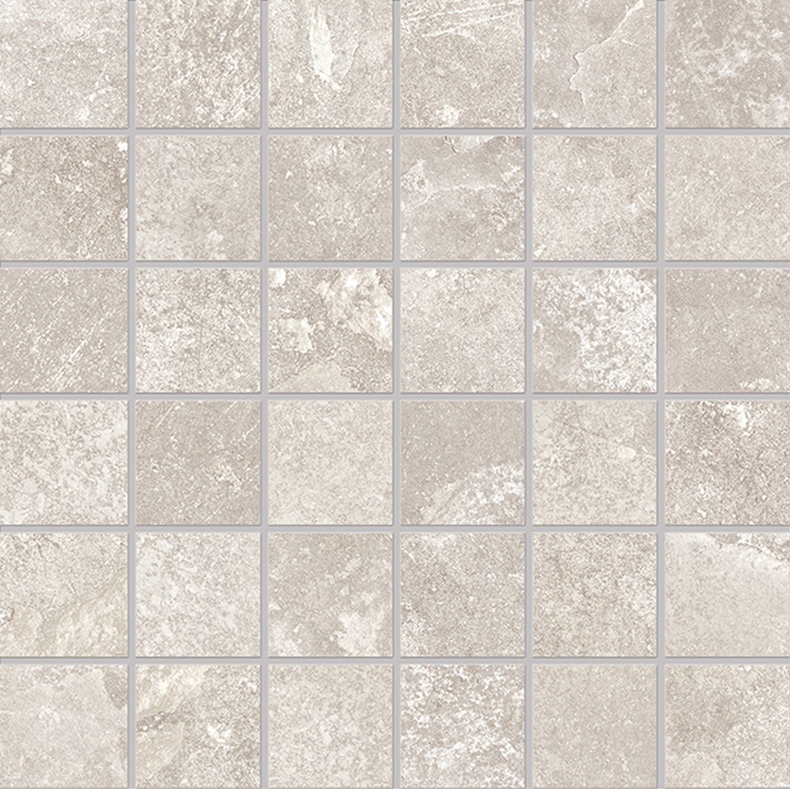 Chateau: Limestone Beige Straight Stack 2x2 Mosaic (12"x12"x9.5-mm | matte)