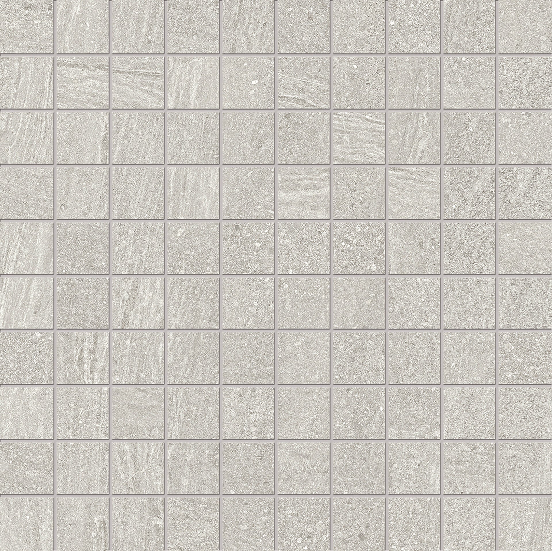 Elegance Pro: Sandstone Grey Straight Stack 1x1 Mosaic (12"x12"x9.5-mm | matte)