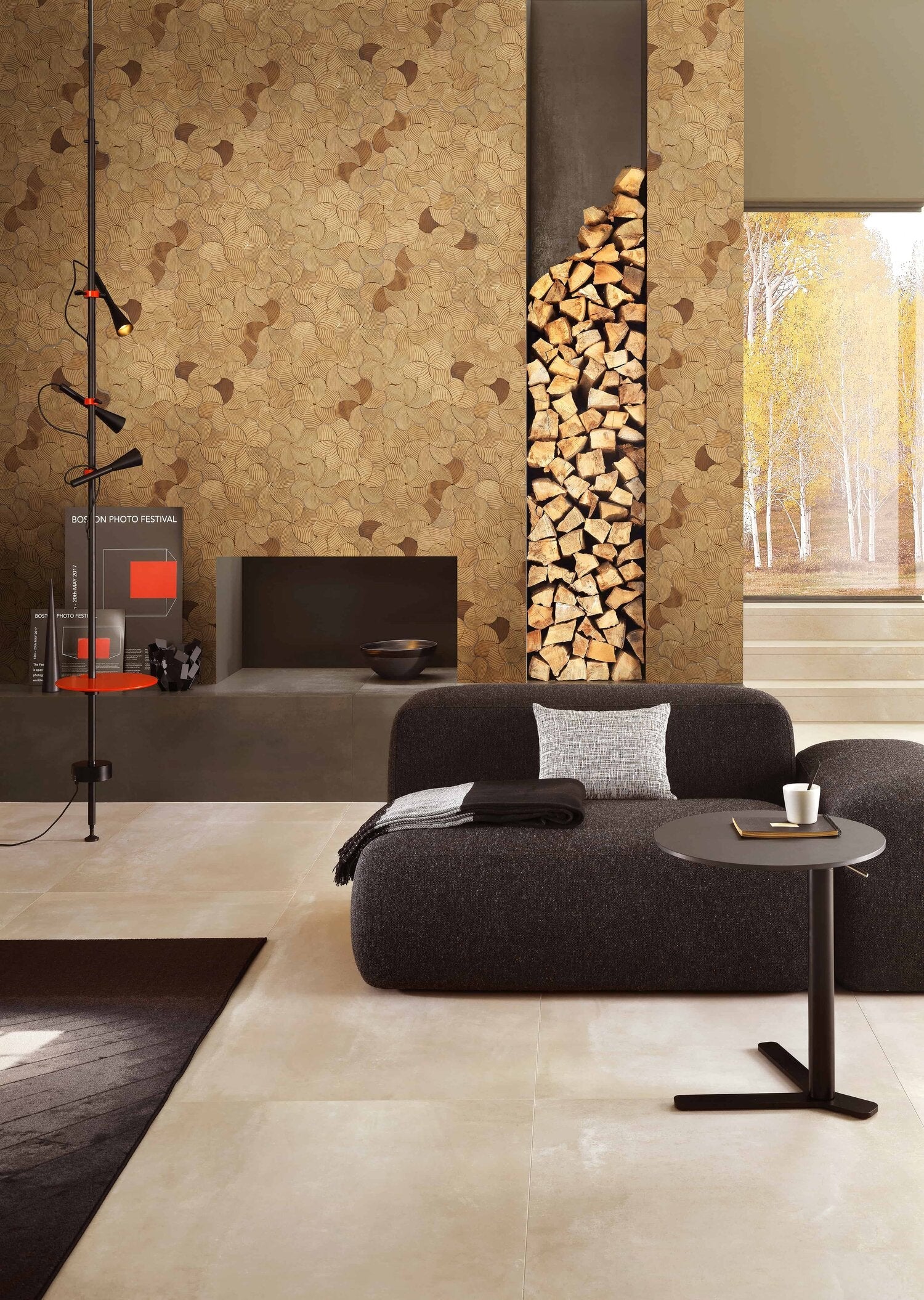 forest elements stereo pinwheel 3 wood wall 3D mosaic natural pine accoustical decorative luxury interior distributed by surface group