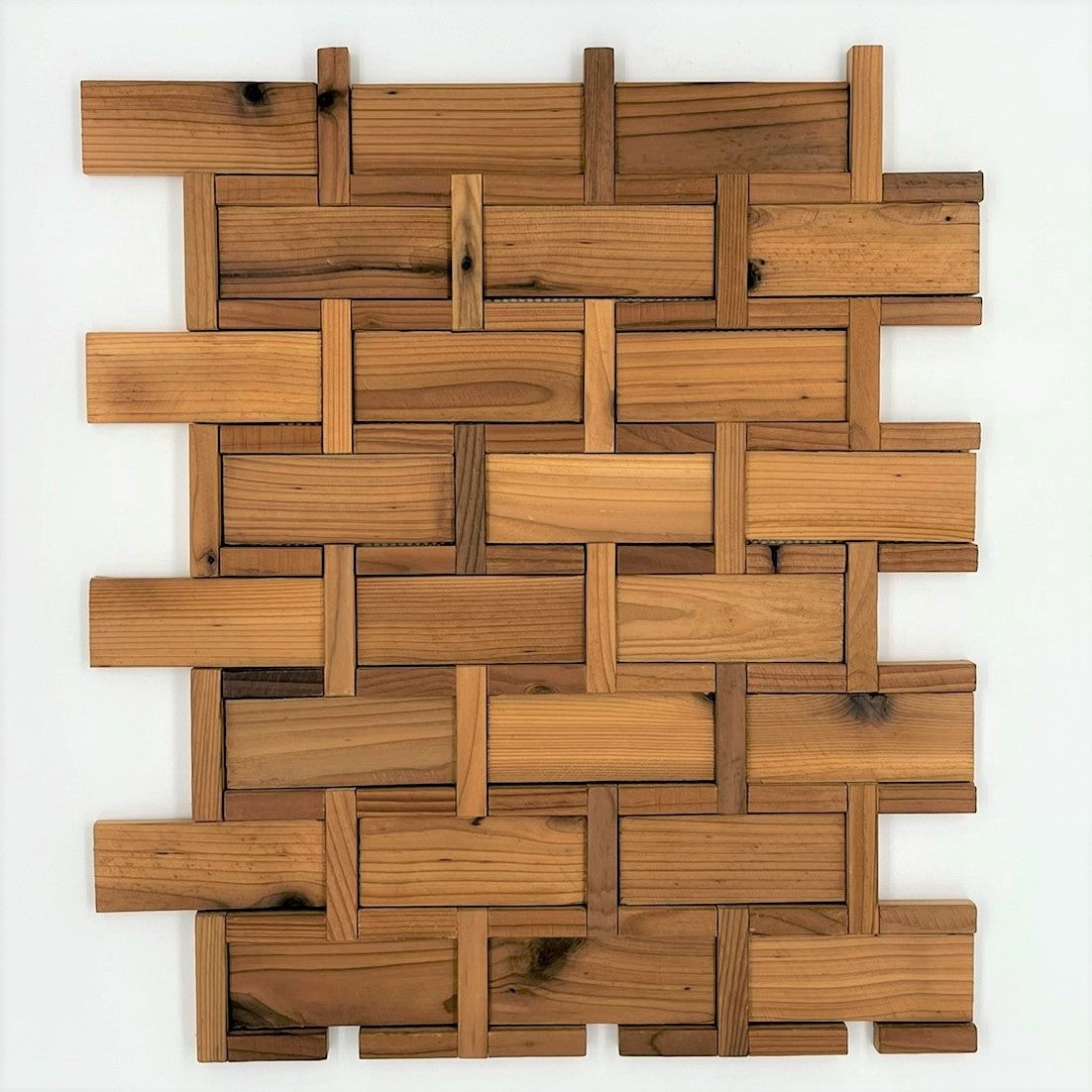 forest elements stereo puzzle 2 wood wall 3D mosaic natural pine accoustical decorative luxury interior distributed by surface group