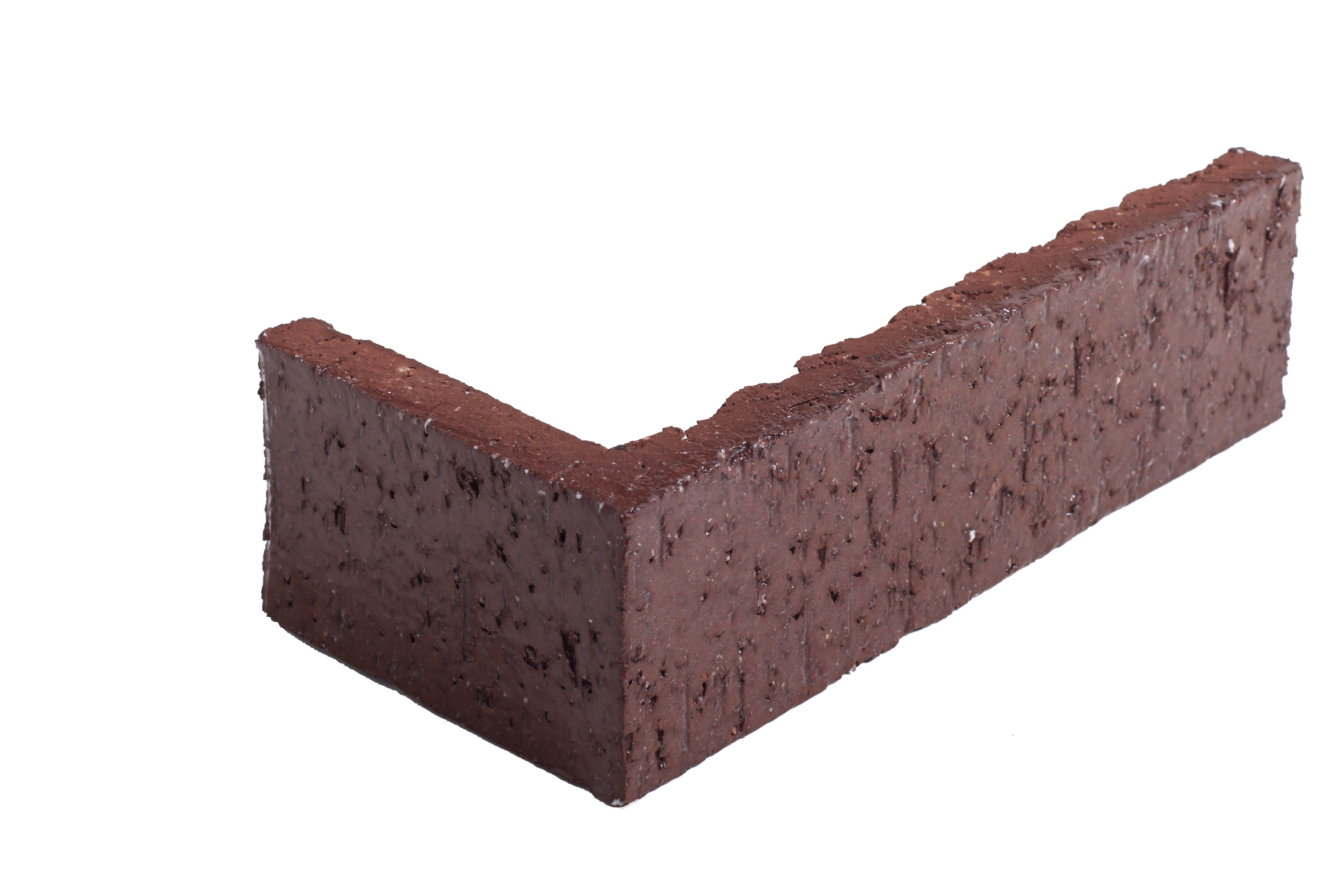 Arto Glazed Brick: Clear Glaze (Corner 2¼"x7⅝"x⅝")