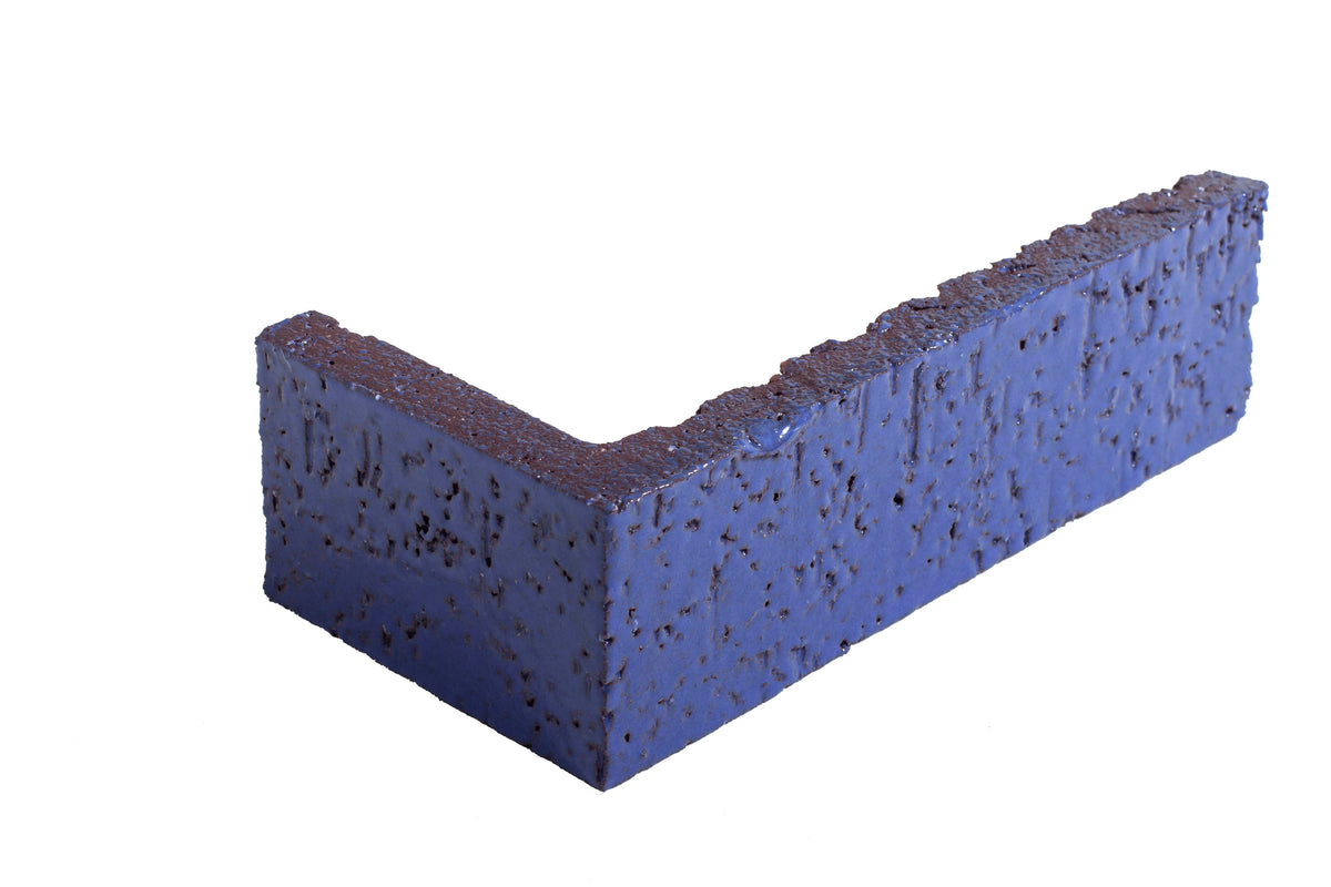Glazed Brick Veneer Reference: Glazed Ceramic Brick Veneer Lake Tahoe Corner 2¼ X7⅝ X⅝