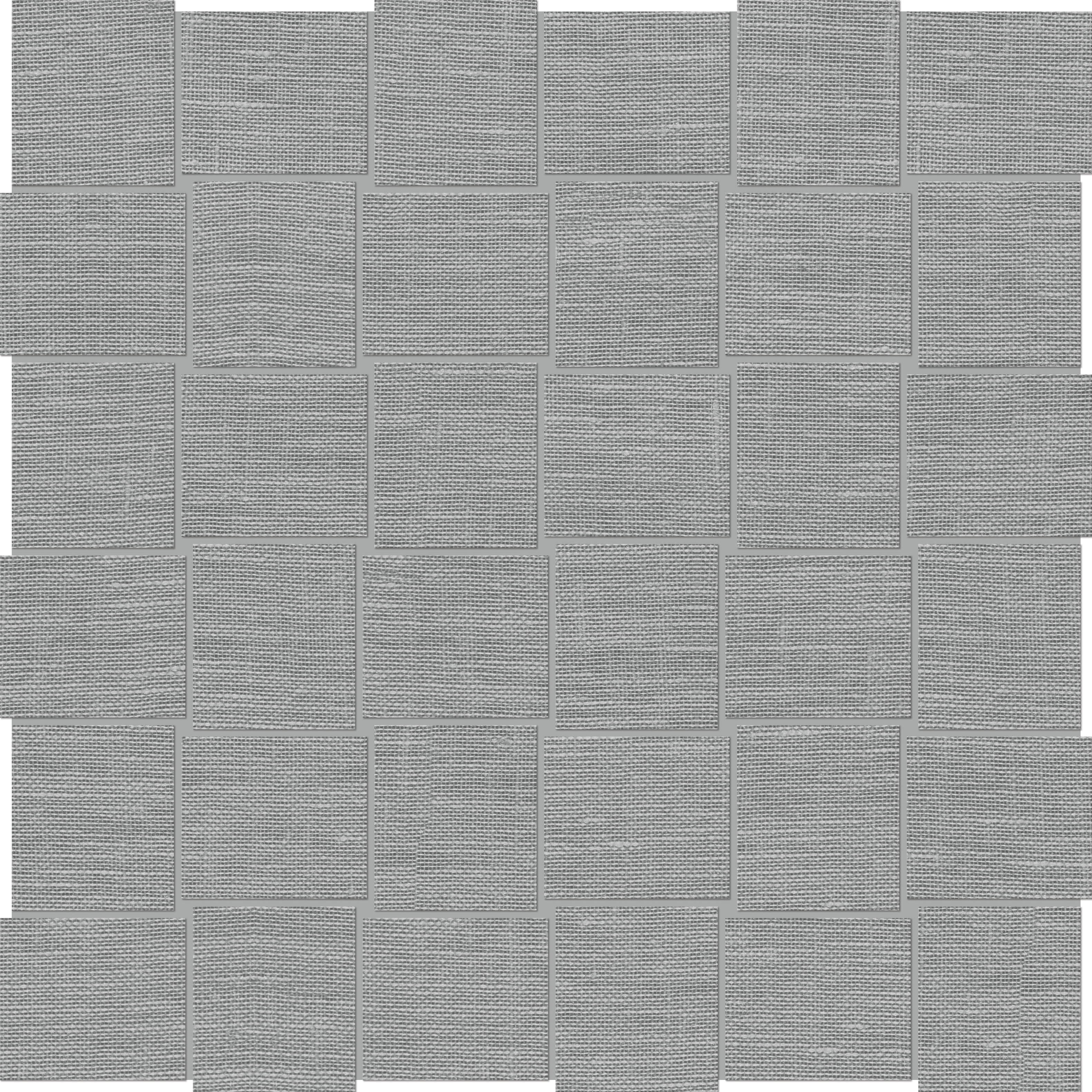 mica basketweave 2x2-inch pattern color body porcelain mosaic from belgian linen anatolia collection distributed by surface group international matte finish straight edge edge mesh shape