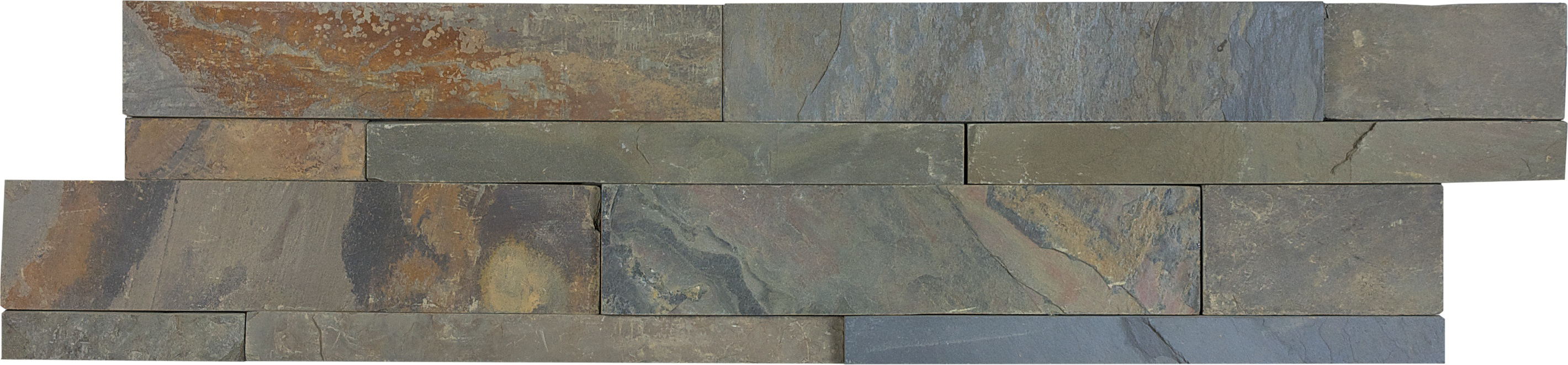 quartzite indian coast pattern natural stone field tile from ledger stone anatolia collection distributed by surface group international split face finish straight edge edge 6x24 rectangle shape