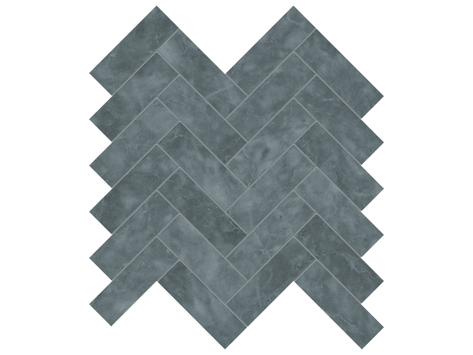 surface group anatolia marble aqua intenso 1&25х4 inch herringbone natural stone mosaic brushed straight edge mesh