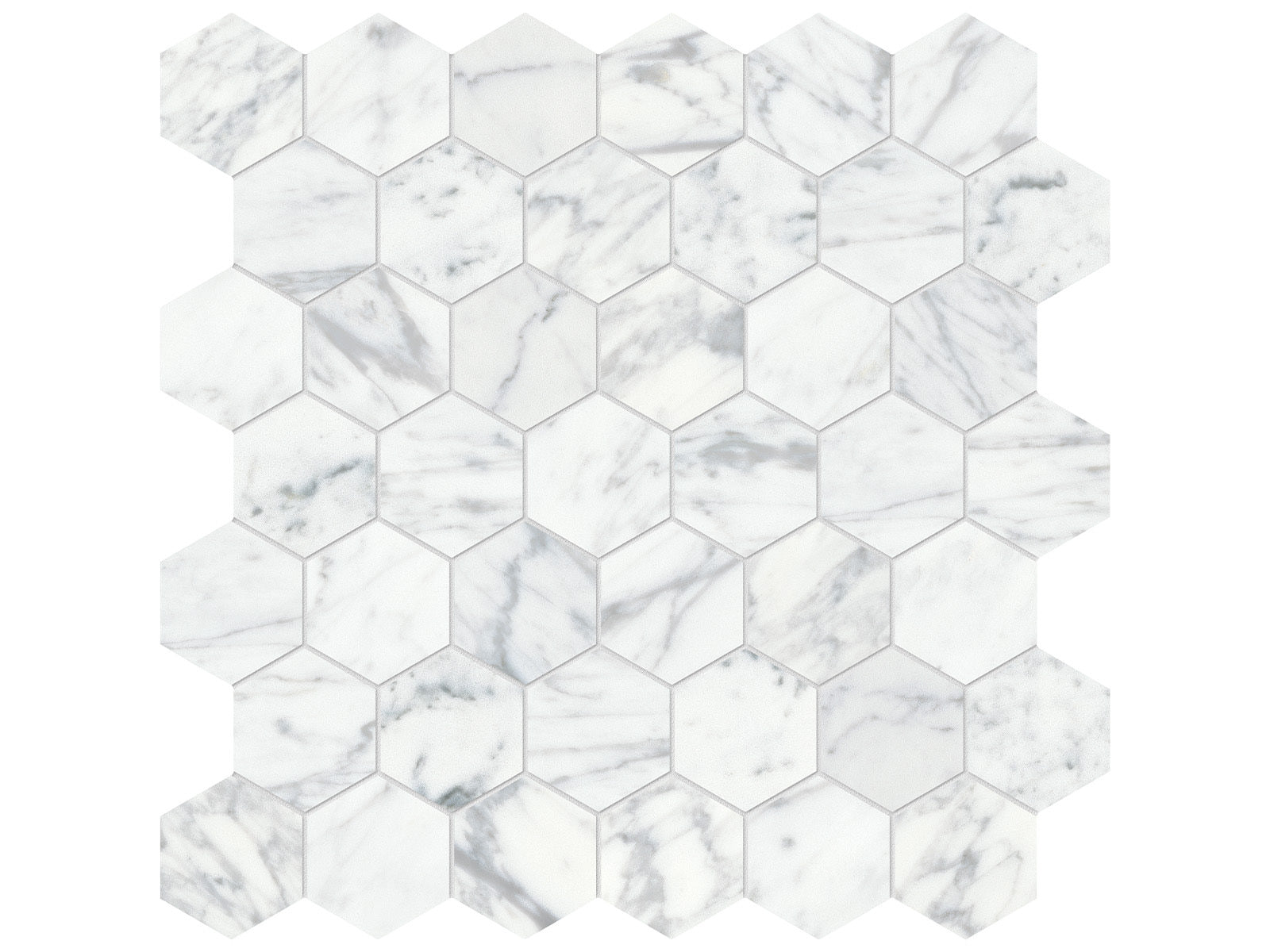 surface group anatolia marble virtue bianco 2 inch hexagon natural stone mosaic honed straight edge mesh