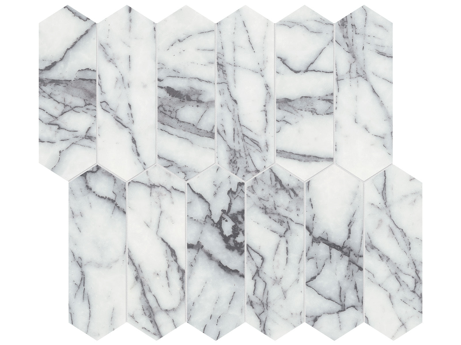 surface group anatolia marble lilac volta 2х6 inch picket natural stone mosaic honed straight edge mesh