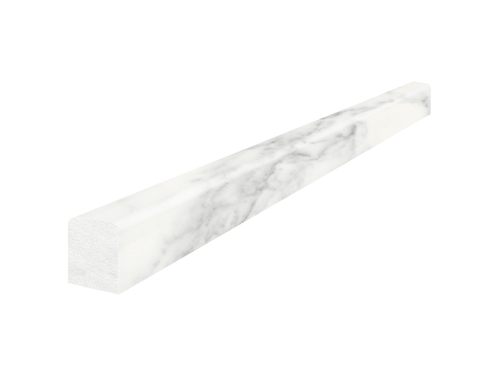 surface group anatolia marble cromo bianco natural stone deco bar molding honed straight edge bar 1_2х12
