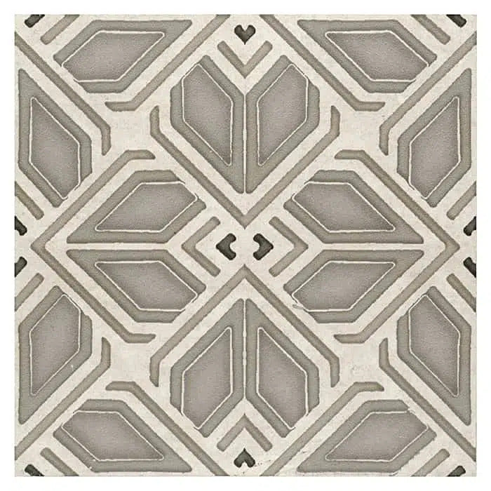 avery latte grande perle blanc natural limestone square shape deco tile size 6 by 6 inch for interior kitchen and bathroom vanity backsplash wall and floor wet areas distributed by surface group and produced by artistic tile in united states