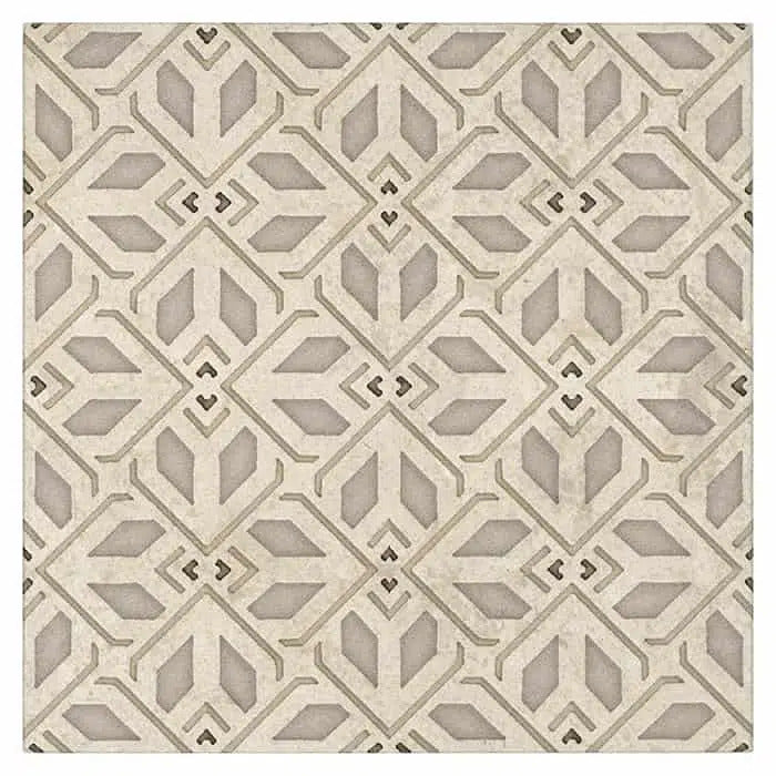avery latte petite perle blanc natural limestone square shape deco tile size 12 by 12 inch for interior kitchen and bathroom vanity backsplash wall and floor wet areas distributed by surface group and produced by artistic tile in united states