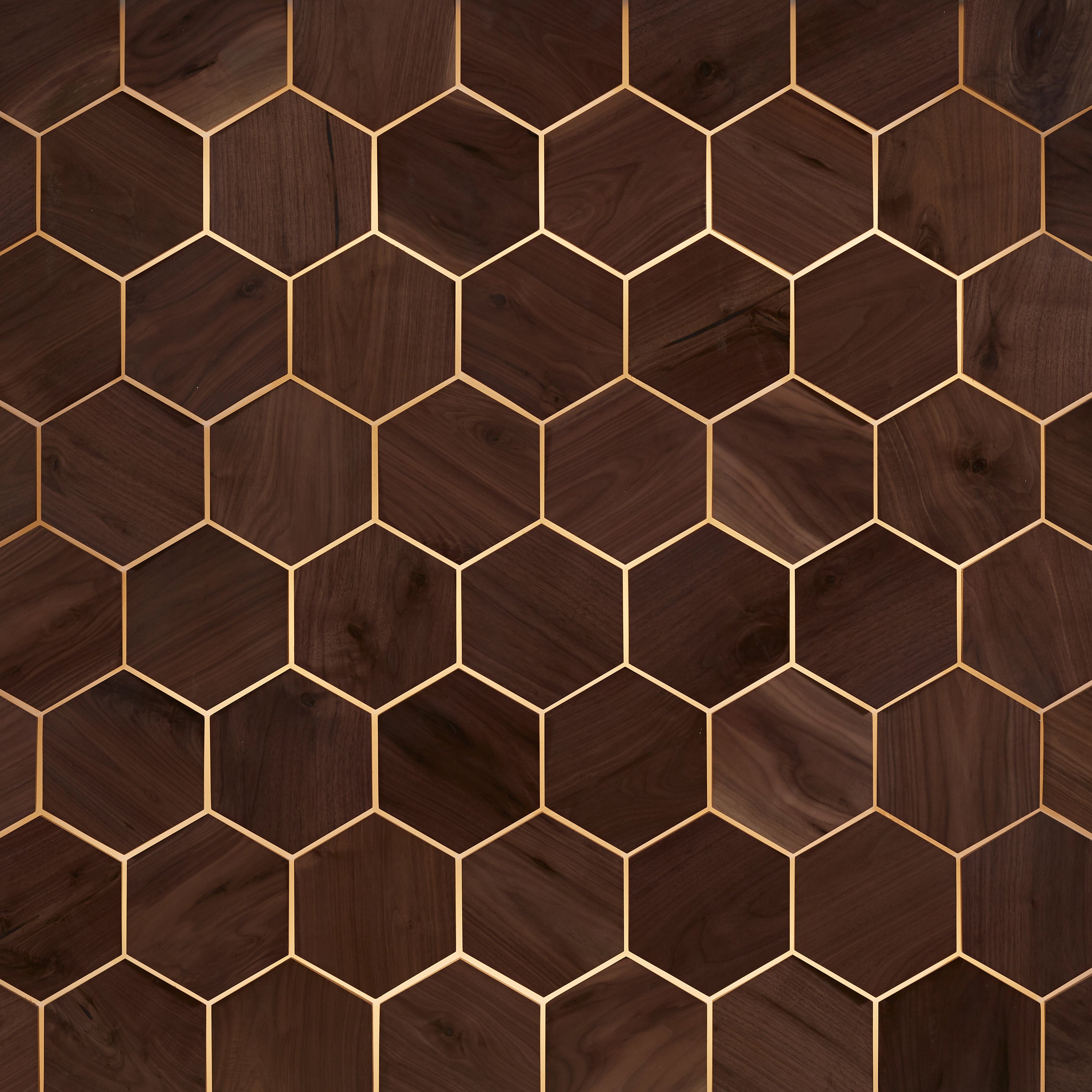 duchateau celestio angled hexo american walnut three dimensional wall natural wood panel smooth conversion varnish for interior use distributed by surface group international