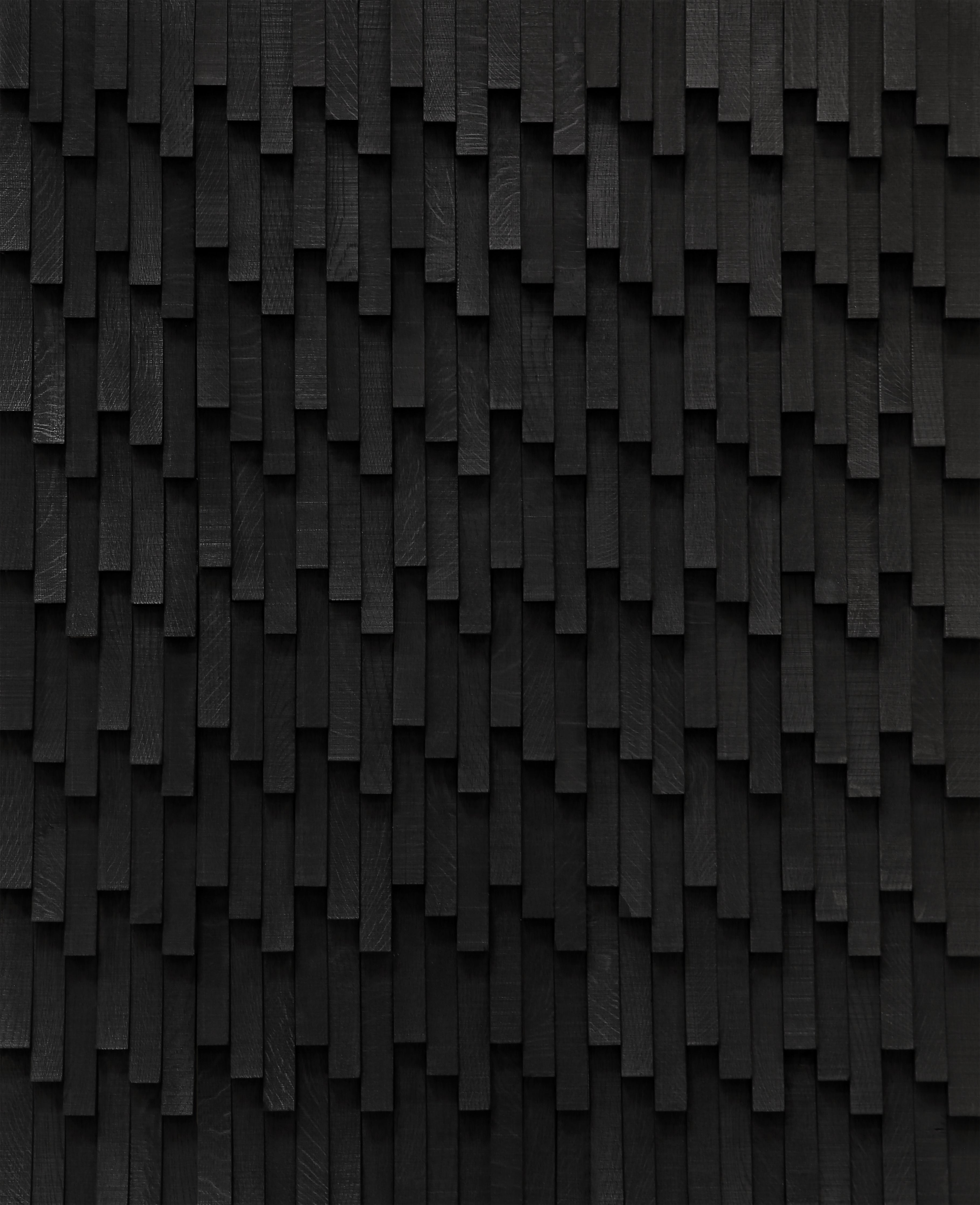 duchateau inceptiv wave noir oak three dimensional wall natural wood panel lacquer for interior use distributed by surface group international