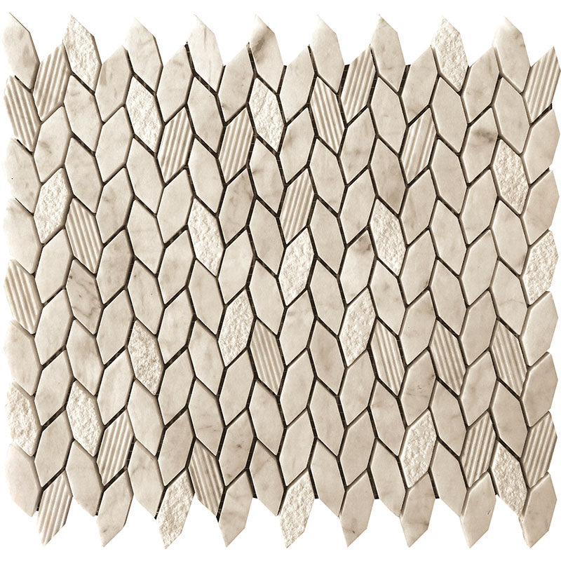 mir natural line bali leaf crema wall and floor mosaic distributed by surface group natural materials