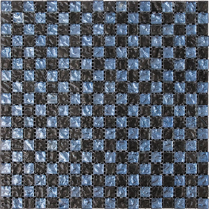 mir natural line crystal springs chess midnight wall and floor mosaic distributed by surface group natural materials