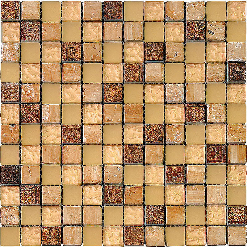 mir natural line inka copper kettle wall and floor mosaic distributed by surface group natural materials