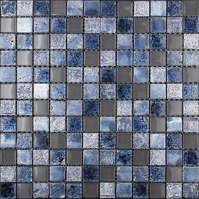 mir natural line inka steel blue wall and floor mosaic distributed by surface group natural materials