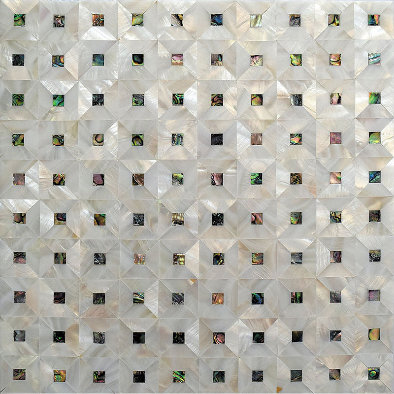 mir natural line jewels of the sea abalone squares wall and floor mosaic distributed by surface group natural materials