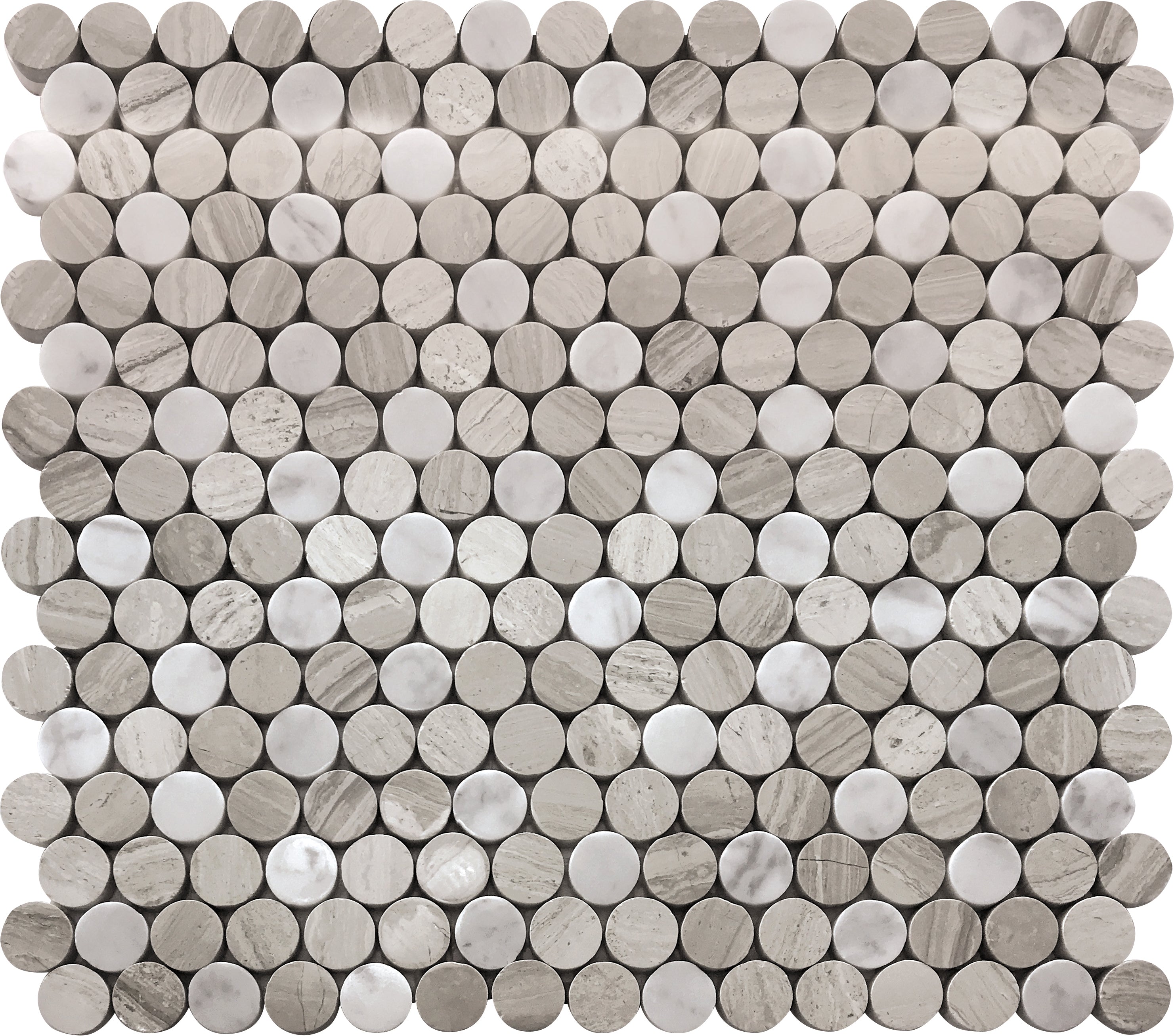 mir natural line savannah hemingway circle wall and floor mosaic distributed by surface group natural materials