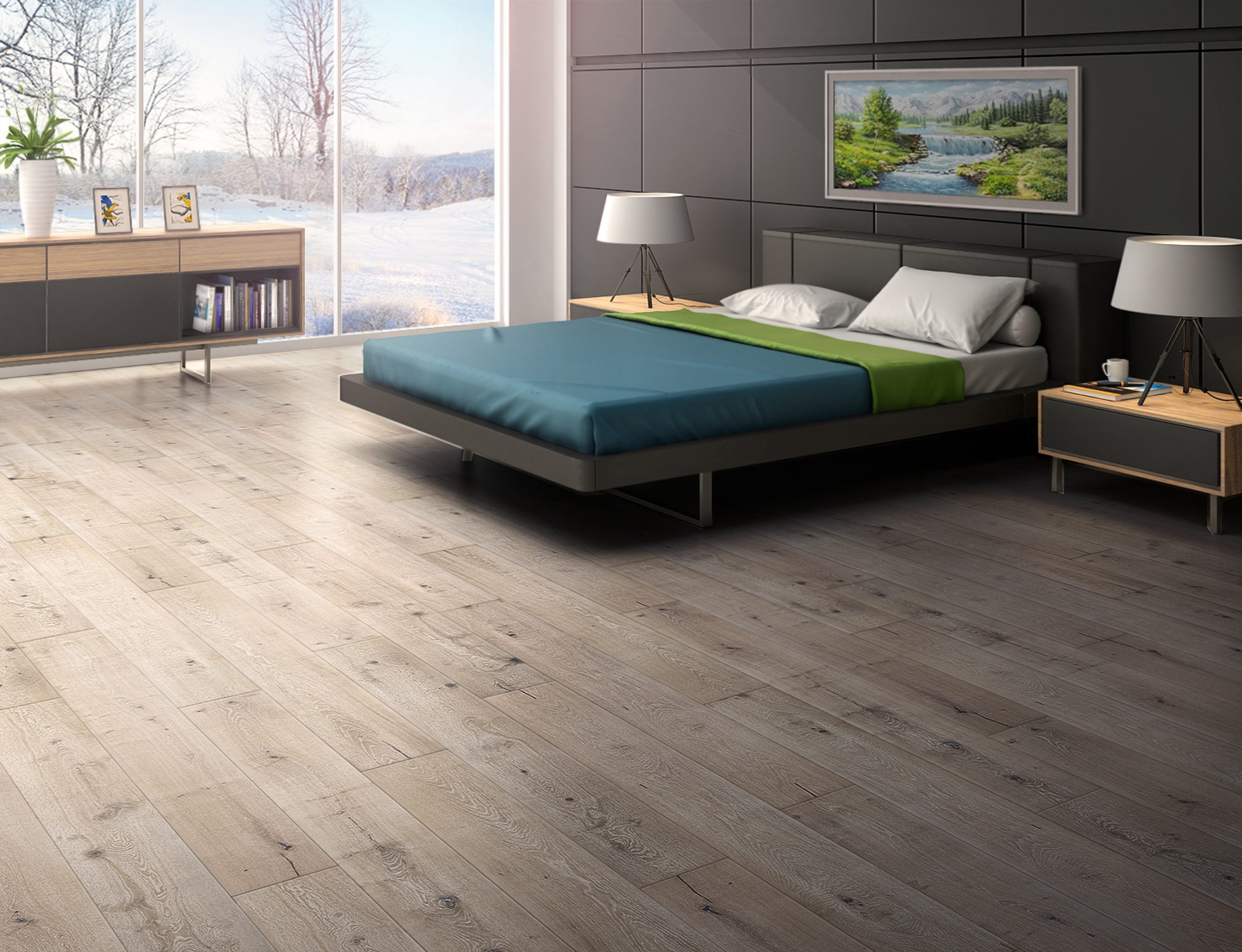 teka colonial new england german french white oak natural hardwood flooring plank light carbonized distributed by surface group international