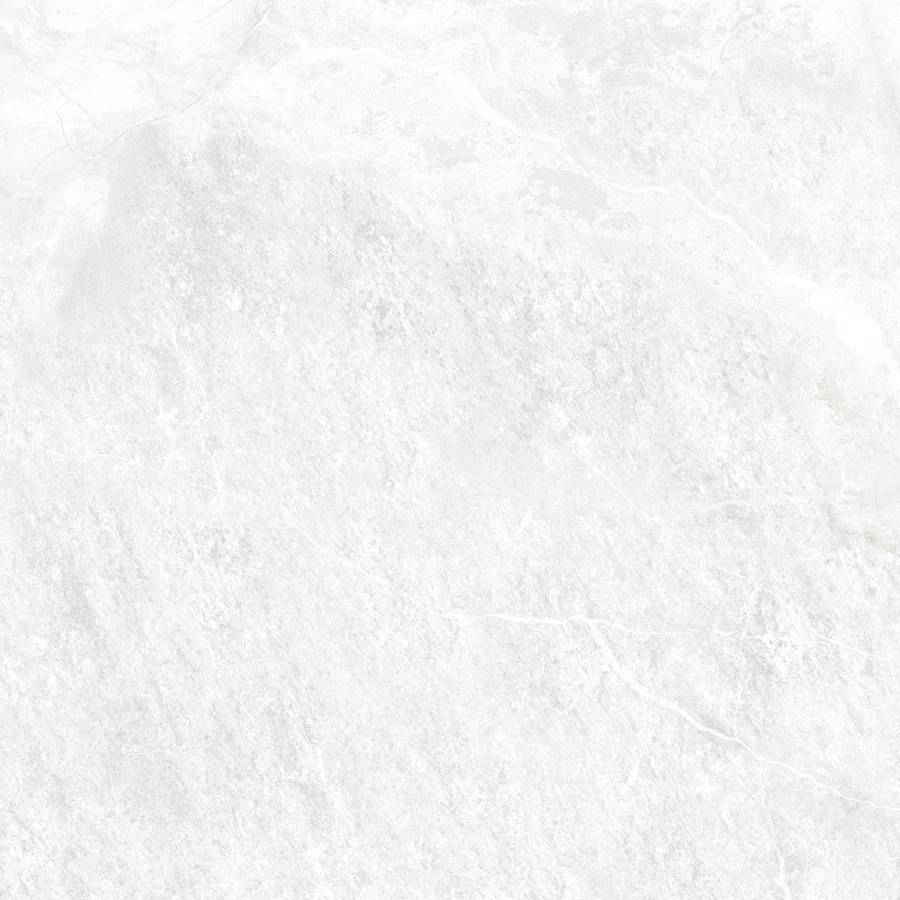 Porcelain tile with white marble effect for flooring and walls.