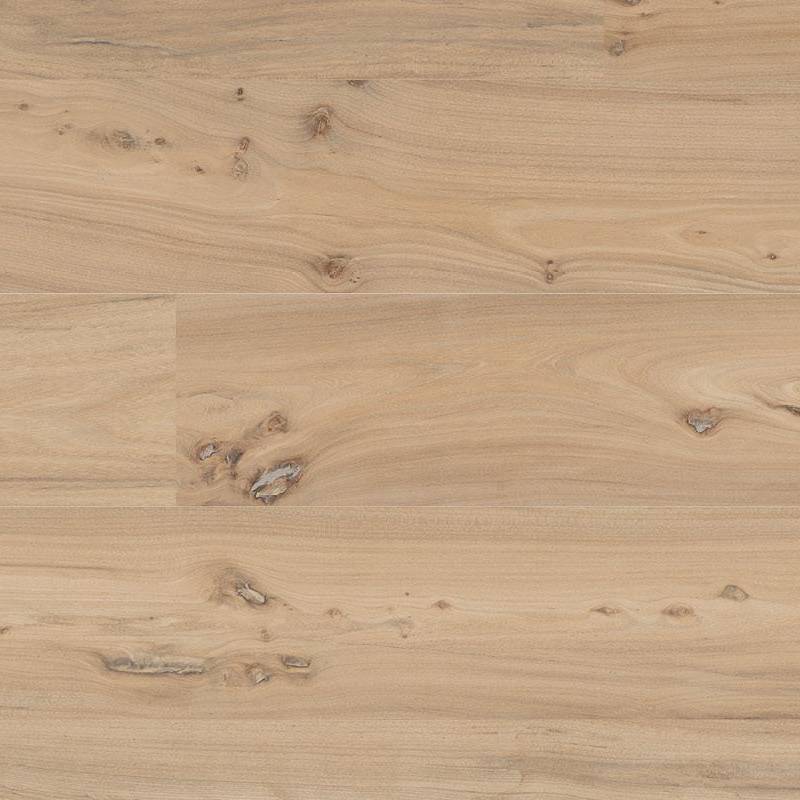 Porcelain tile with a realistic wood grain design in warm, golden brown tones, featuring knots and natural wood-like variations.