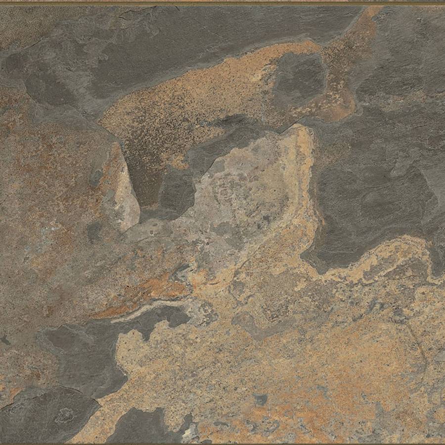 Porcelain tile with brown, beige, and gray tones resembling natural stone - Surface Group Essence California Gold Tile.