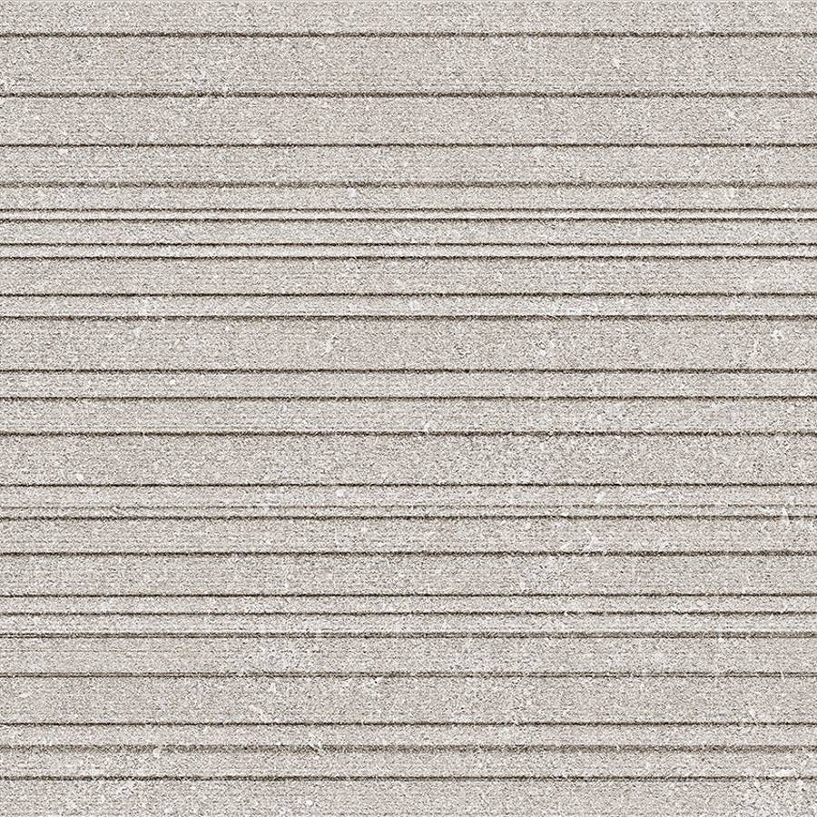 Porcelain tile with textured gray finish suitable for modern flooring and wall design.