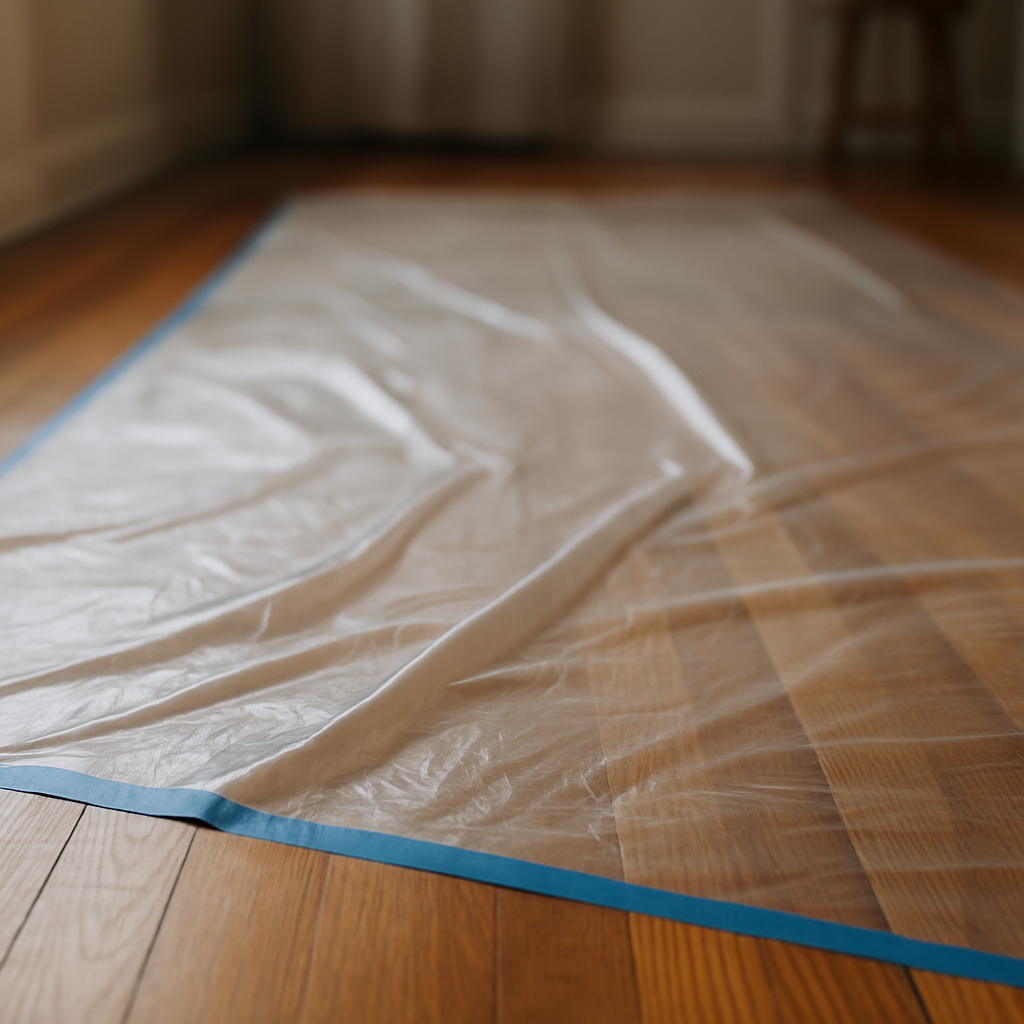 High-quality tarps for interior design protection and workspace cleanliness