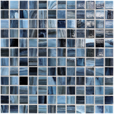 Agate Portofino Colored Glass Mosaic, Trim