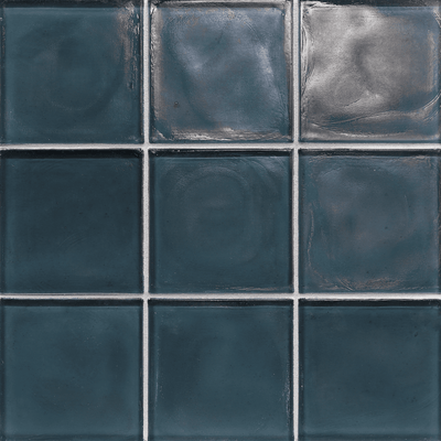 Flux Cottage Blue Colored Glass Field Tile