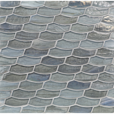 Just Add Water Aero Colored Glass Mosaic, Borders